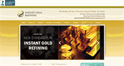 Desktop Screenshot of instantgoldrefining.com